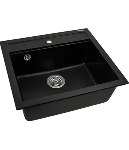 Мойка AquaSanita Quadro SQQ 100 601 W black metallic