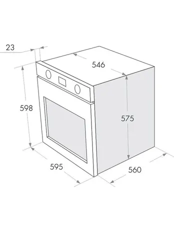 Шкаф духовой газовый MAUNFELD MGOG.673S